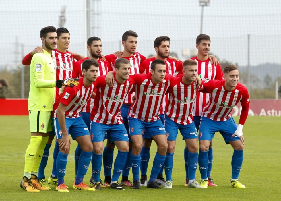 Sporting B - Amorebieta, en imágenes