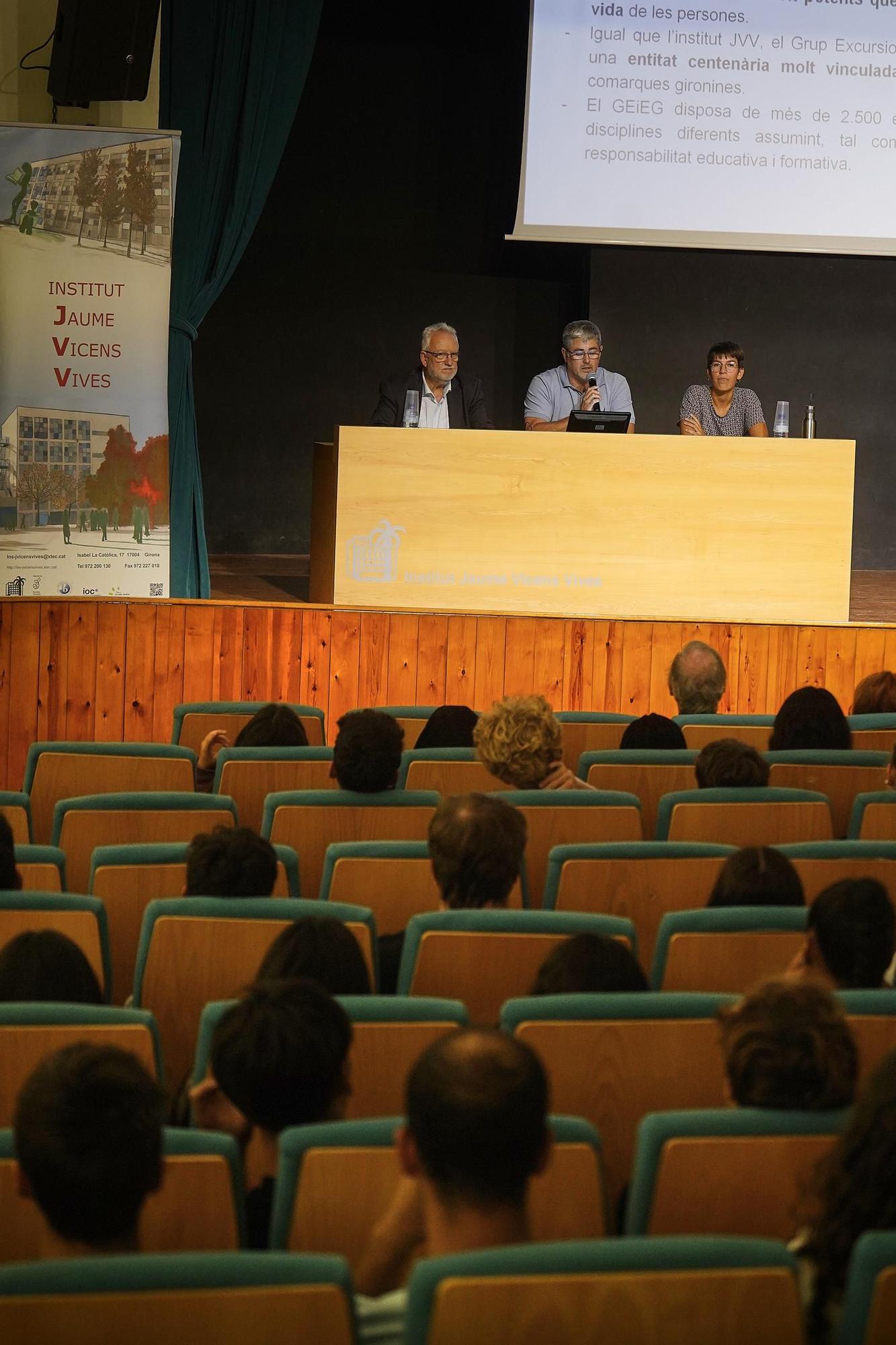 El president del GEiEG inaugura el nou curs a l'Institut Vicenç Vives