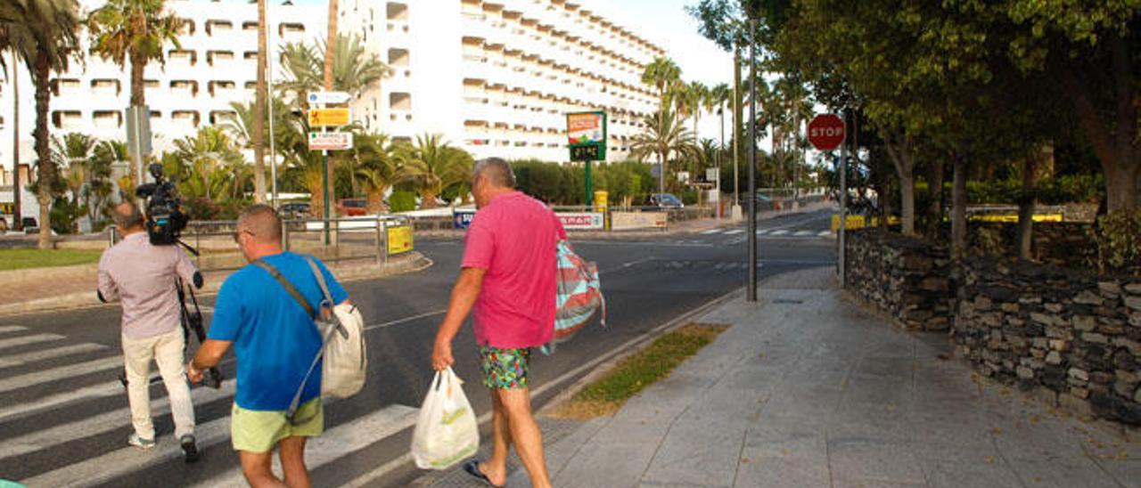 Zona de San Agustín donde fue el supuesto rapto.