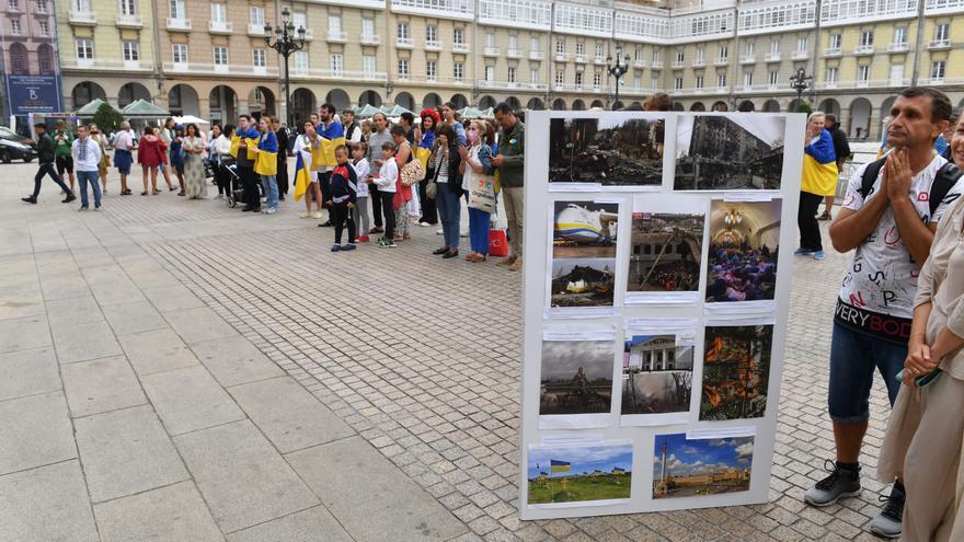 Fiesta ucraniana marcada por la tristeza