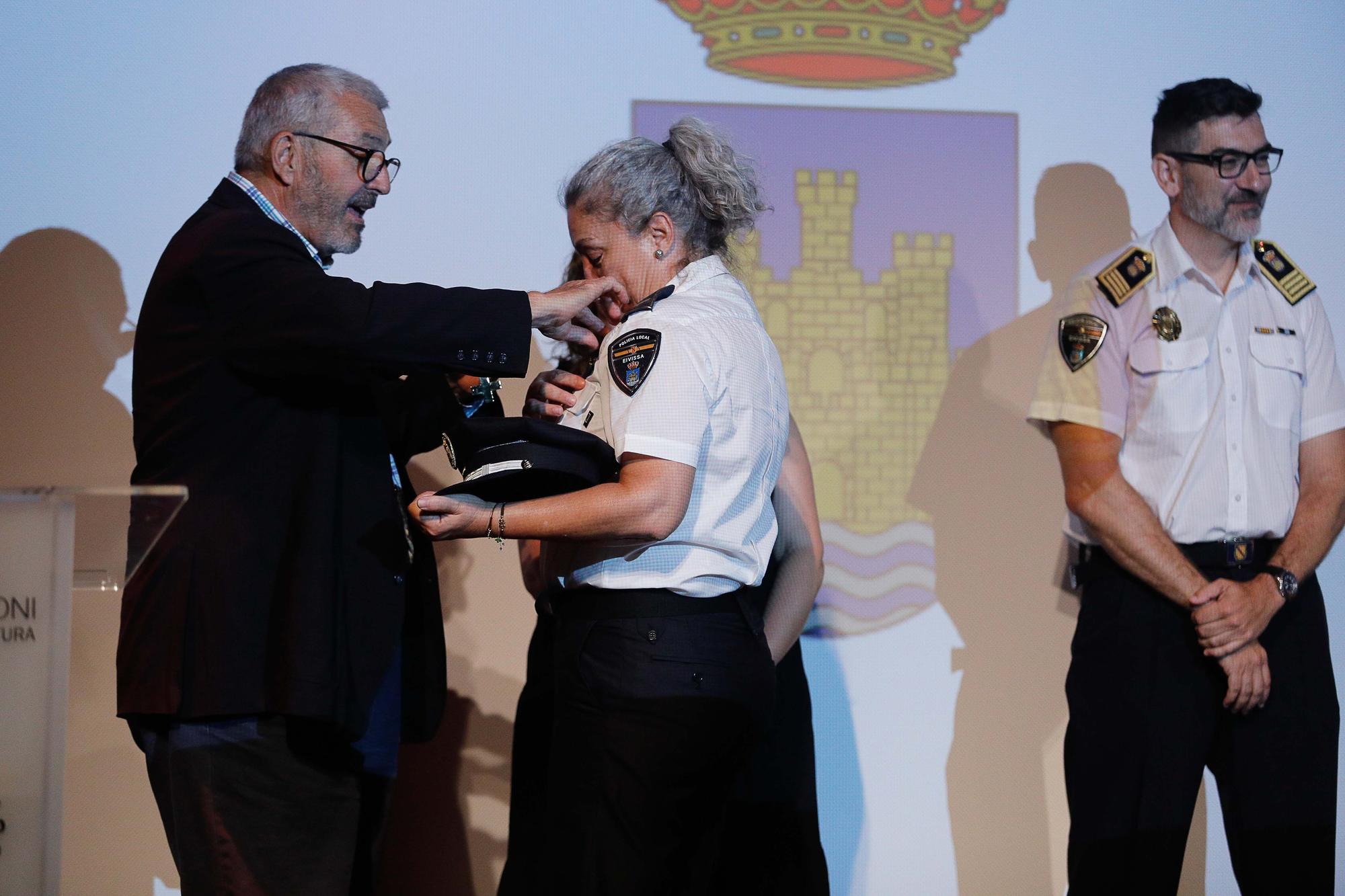 Medallas a 30 años de servicio en las policías locales de Ibiza