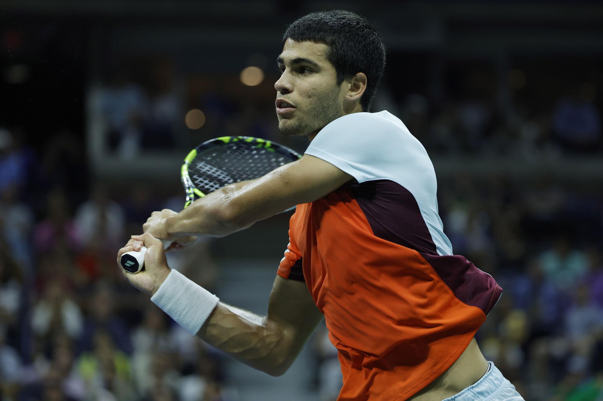 US Open, semifinal: Carlos Alcaraz - Frances Tiafoe