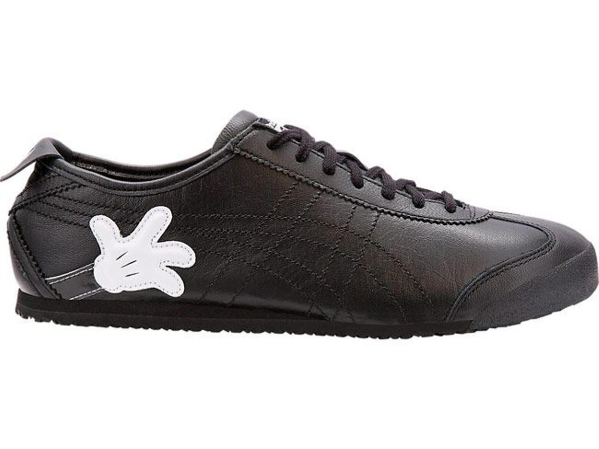 Deportivas negras 'Mexico 66' con las manos de Mickey Mouse de Onitsuka Tiger