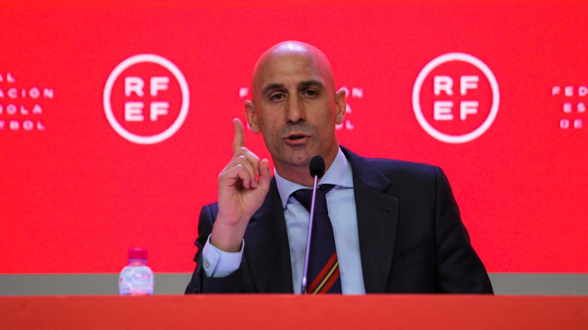 Luis Rubiales, presidente de la Real Federación Española de Fútbol (RFEF).