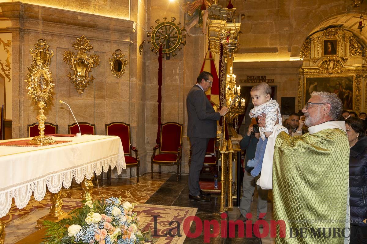 Presentación a la Vera Cruz de Caravaca de los niños nacidos en 2023