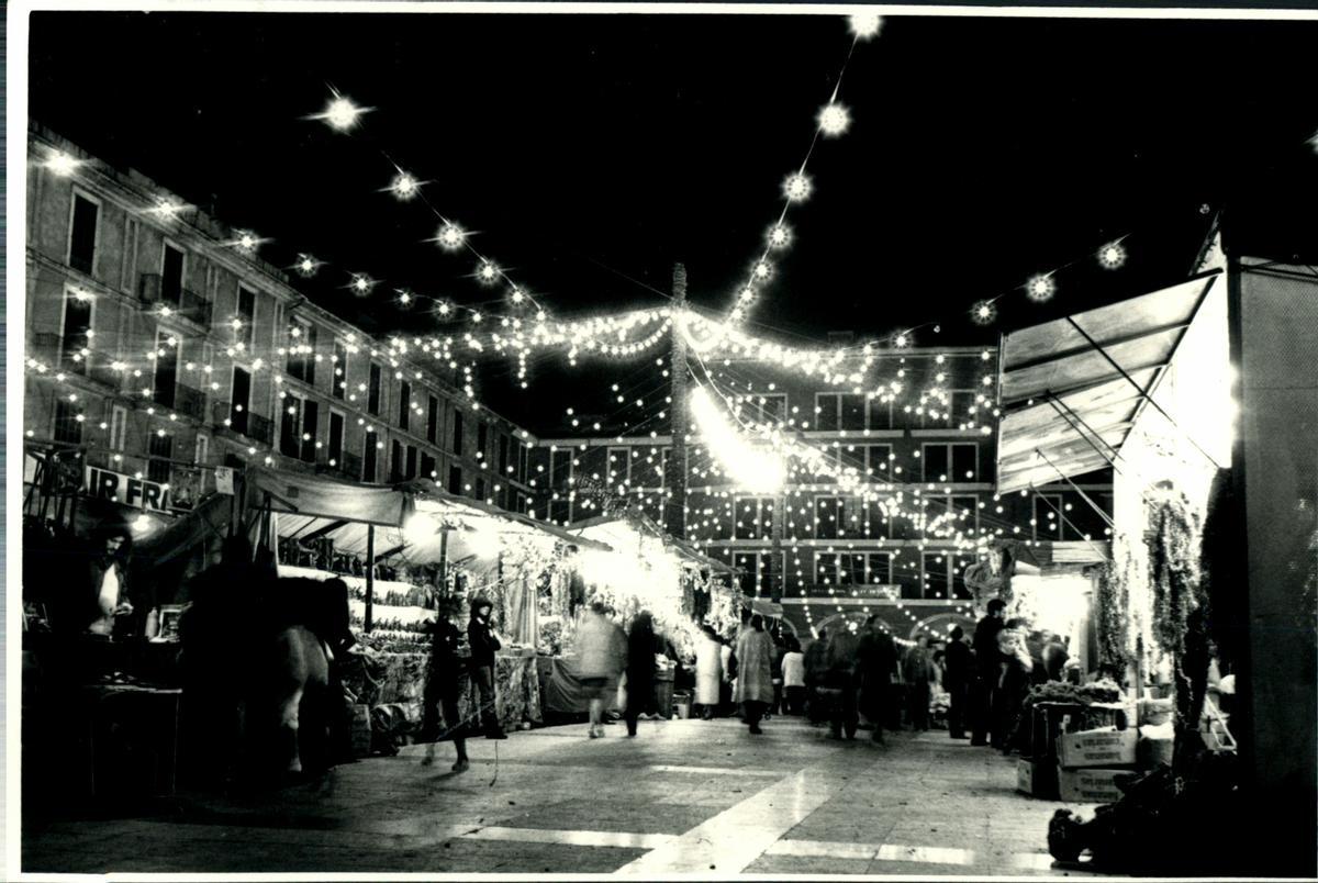 Así eran antes la luces de Navidad de Palma