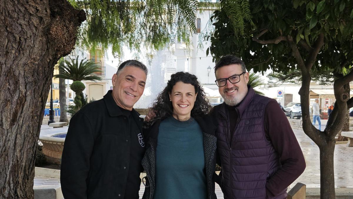 Raúl Martínez, María Mas y Pedro Font, organizadores de Benissa en Corto