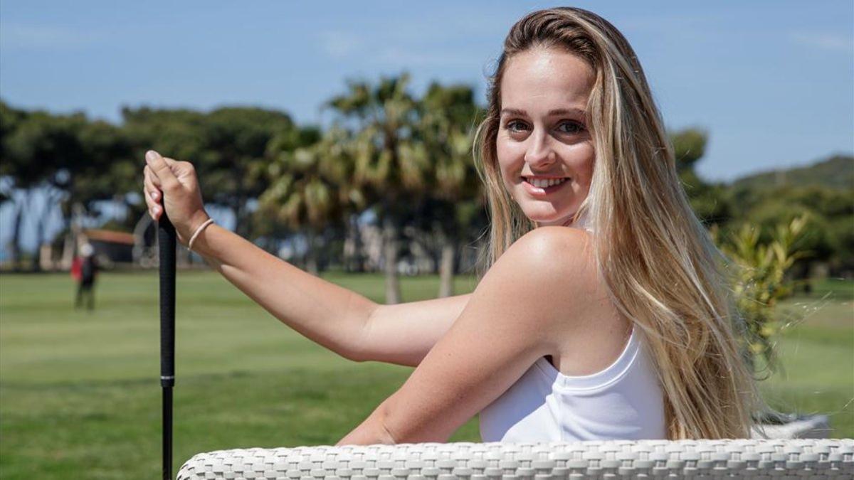 Andrea Jonama posa para SPORT en su club, Golf Terramar