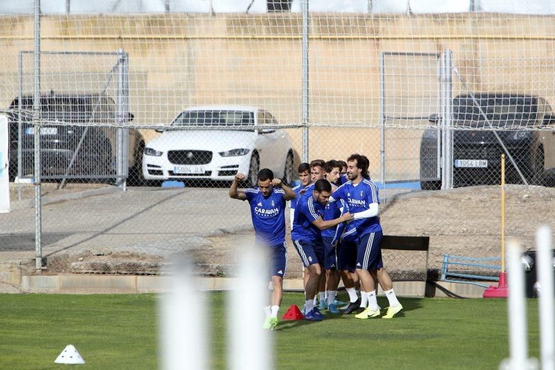 EL Zaragoza prepara el partido contra el Mirandés