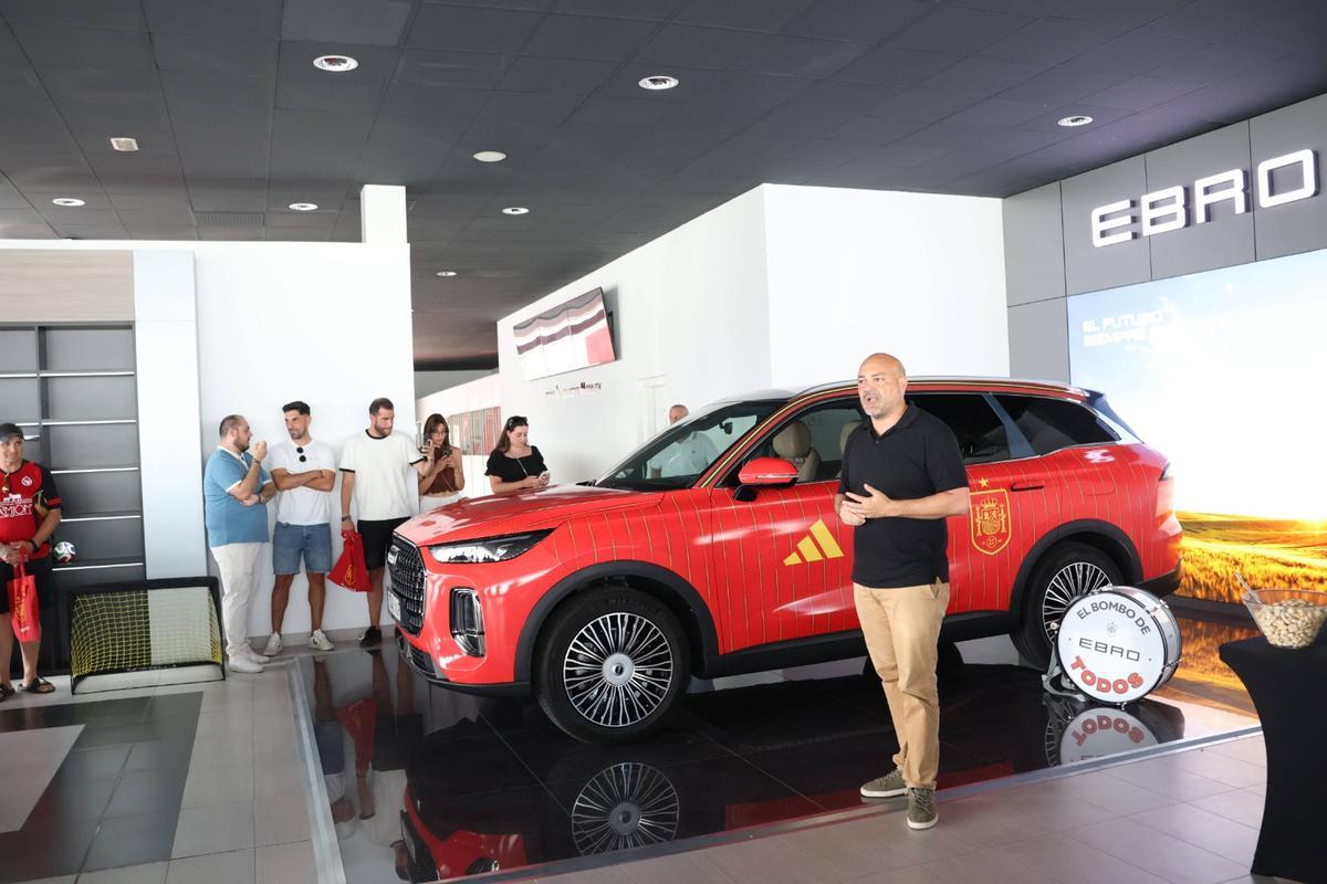 GALERÍA | EBRO llega a Zamora de la mano de Leomotor con un coche inspirado en la Selección Española