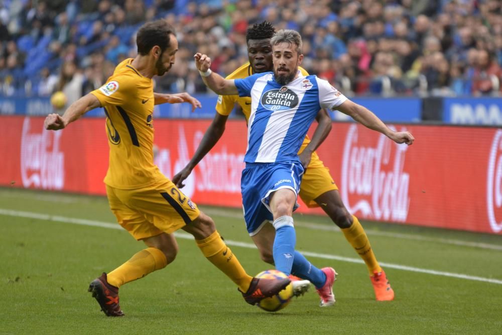 El Dépor cae en el descuento ante el Atlético