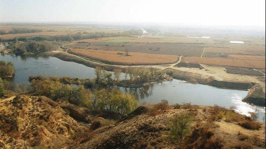 Vega de Toro vista desde las alturas donde está emplazada la ciudad