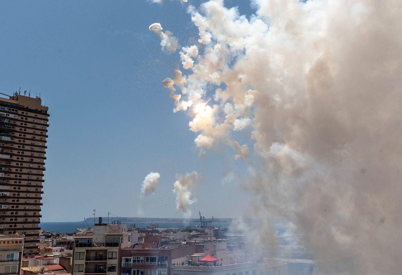 La mascletà del 20 de junio de 2025, a vista de dron