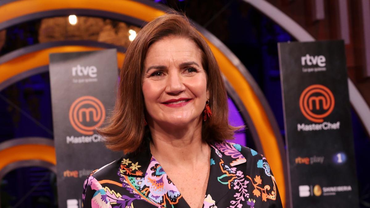 Samantha Vallejo Najera en una rueda de prensa de Masterchef