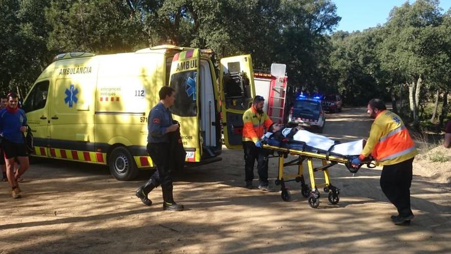 Evacuat en ambulància