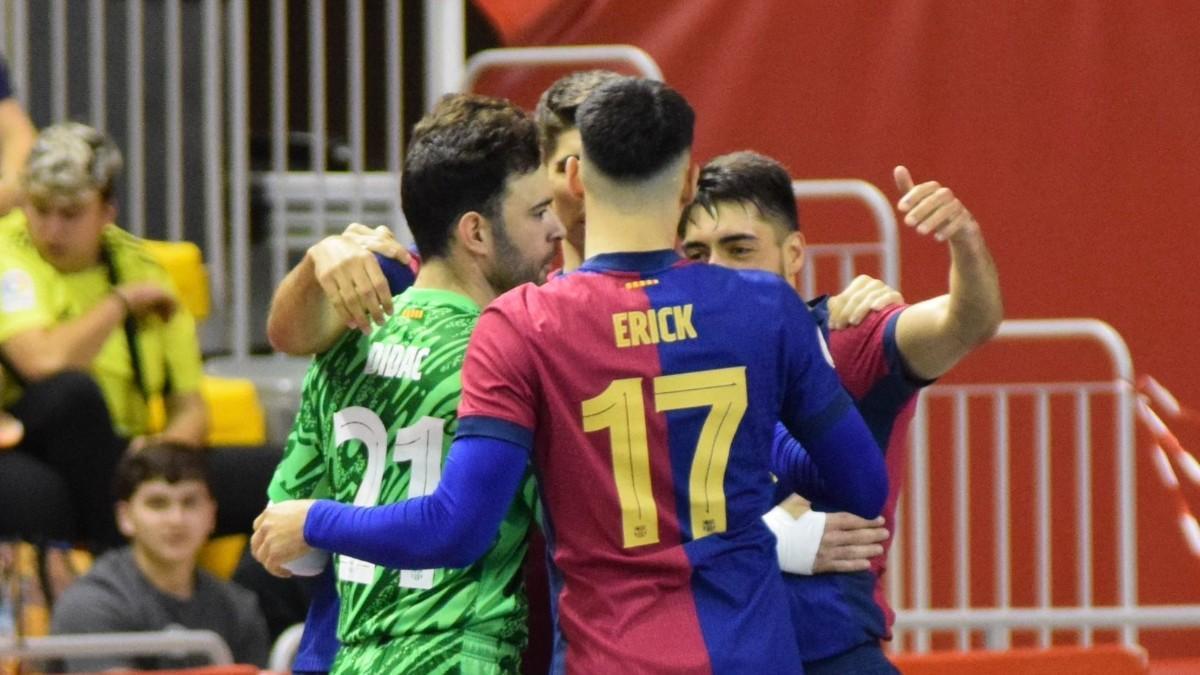 El Barça, líder tras vencer al Cartagena (2-3)