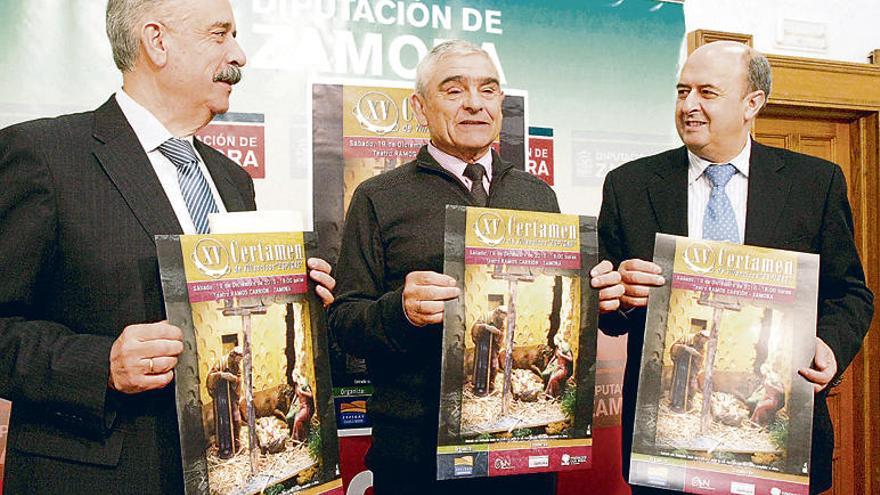 José Luis Bermúdez, Antonio Casas y Feliciano Ferrero.