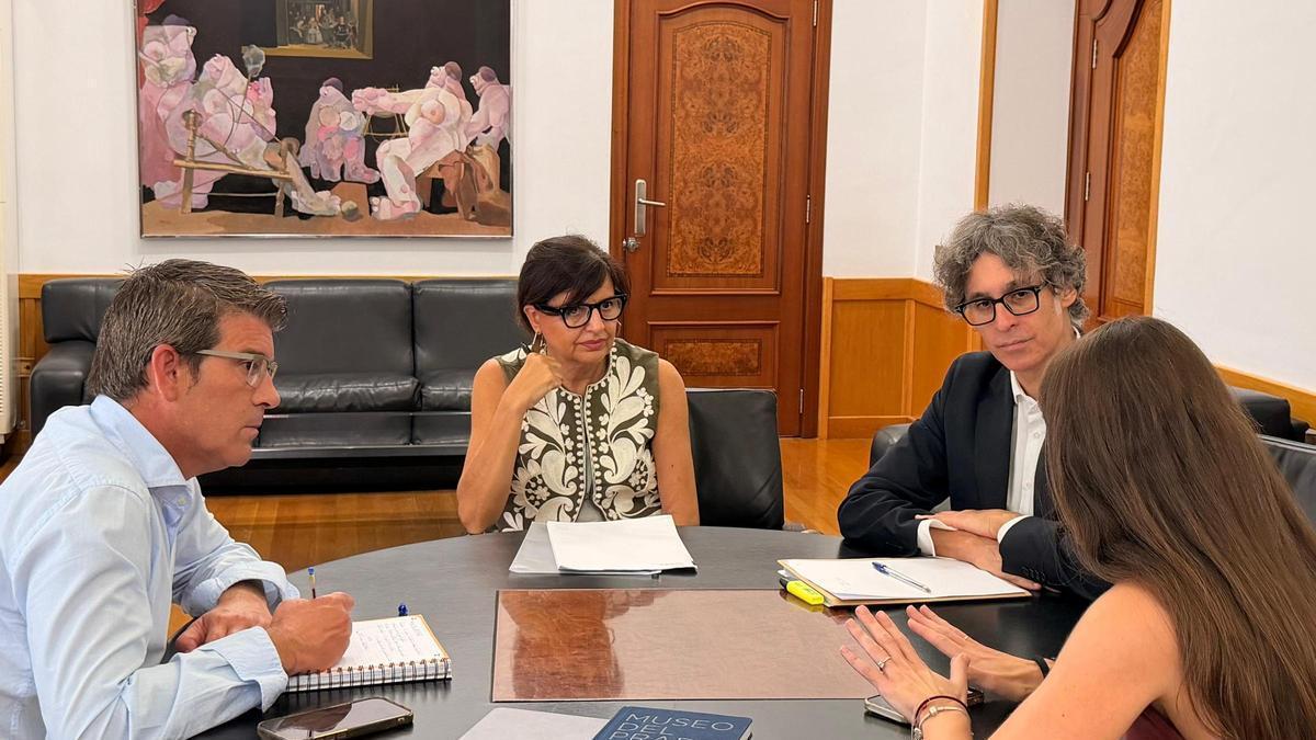 El alcalde de Ontinyent, reunido con el delegado del Colegio de Abogados de Ontinyent y la coordinadora del Centro de Mediación del ICAV.