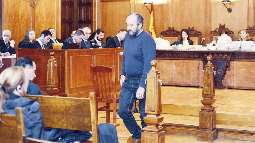 Ramiro Vázquez Roma, en el juicio celebrado en octubre del pasado año en Pontevedra. // G. Santos