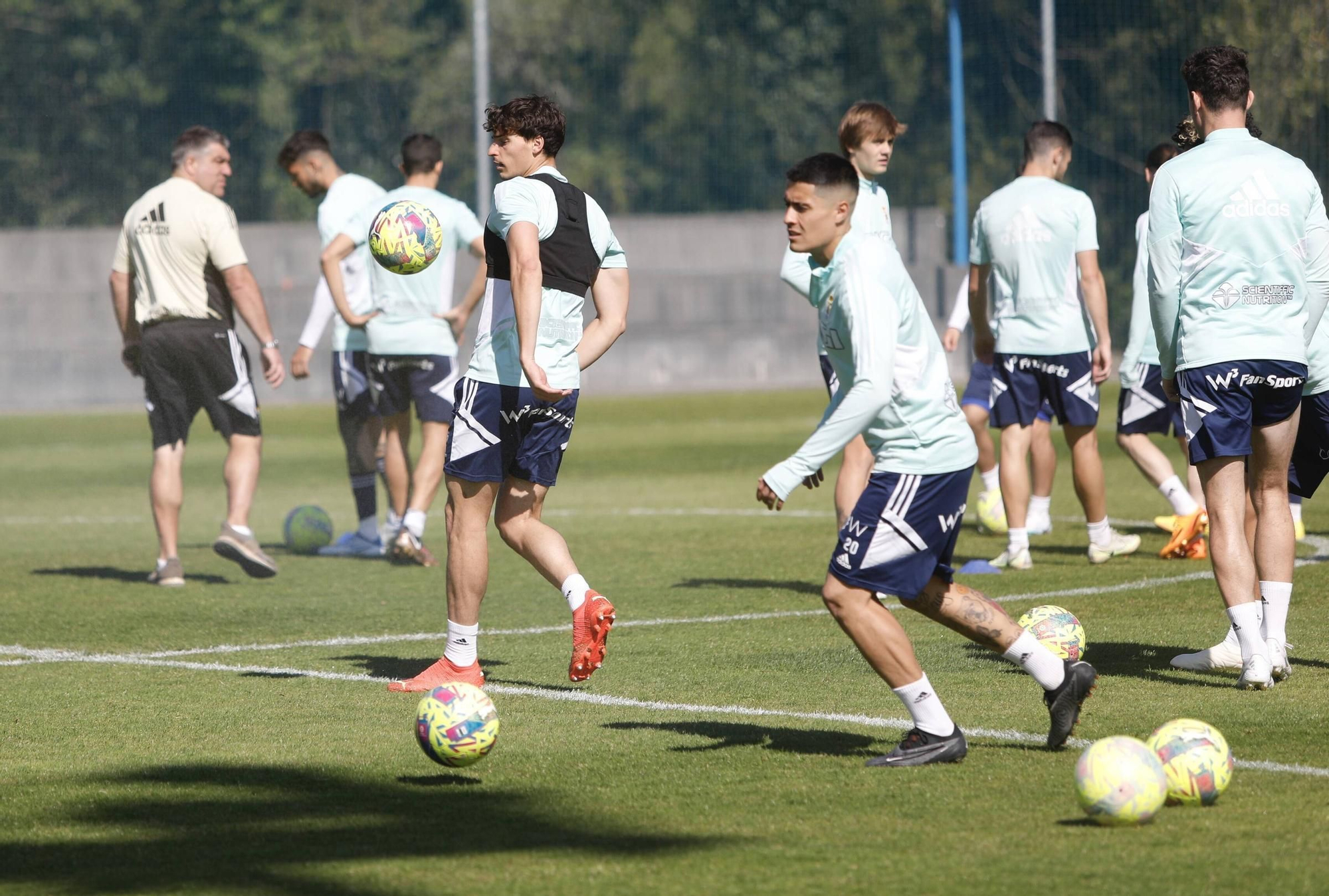 EN IMÁGENES: el entrenamiento del Oviedo
