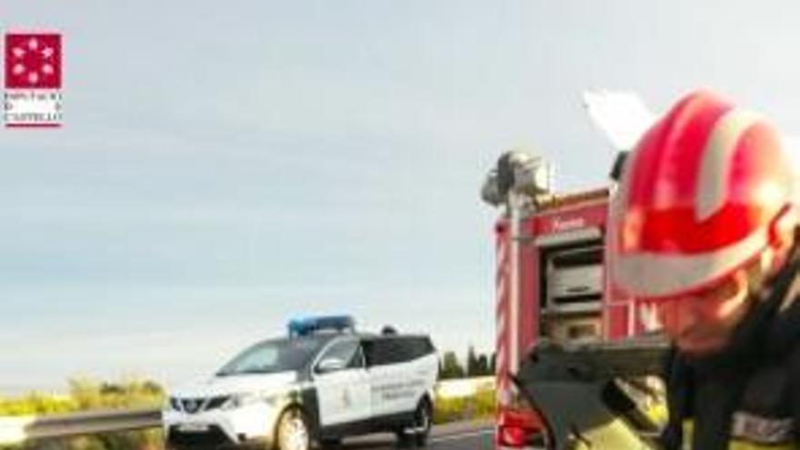 Un hombre fallece y una mujer resulta herida en un accidente en Les Alqueries