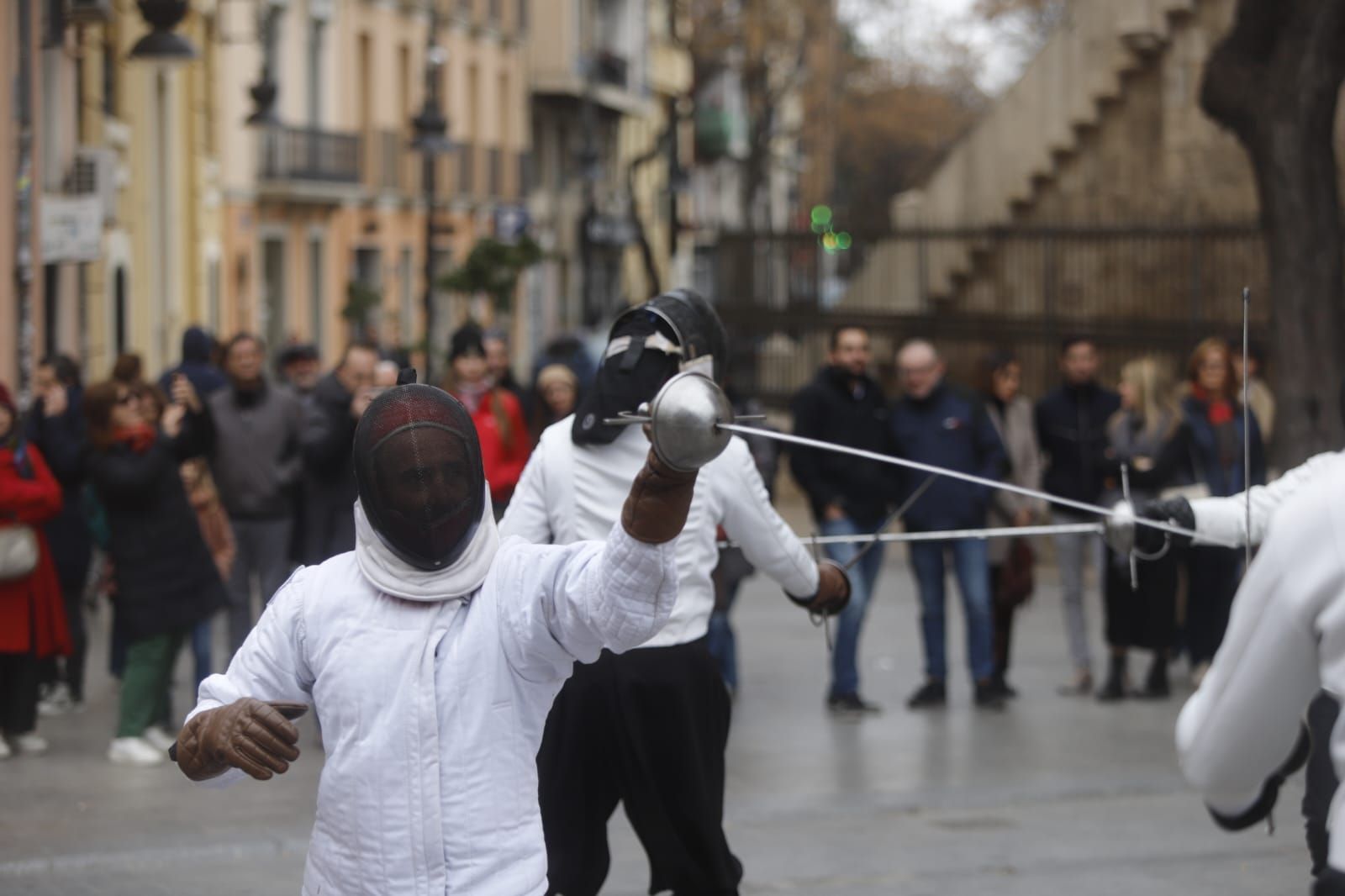 Exhibición de esgrima en València