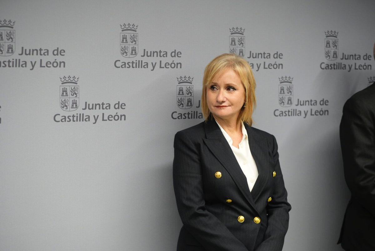 Leticia García, tras tomar posesión del cargo.