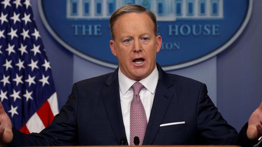 Sean Spicer, portavoz de la Casa Blanca.