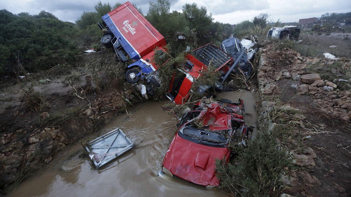 Imagen de la inundación de octubre de 2018 en Sant Llorenç.