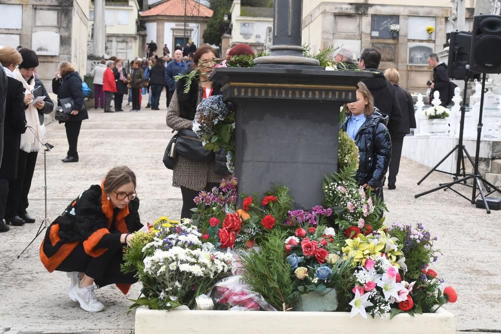 Día de todos los Santos en el cementerio de San Amaro