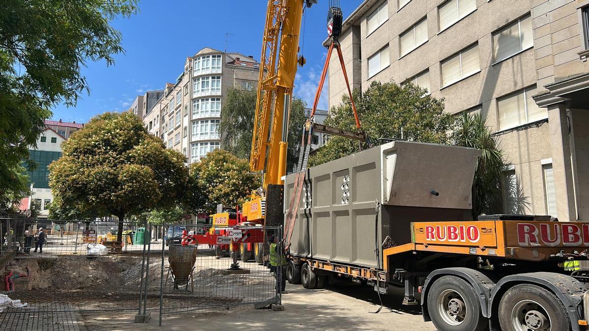 La nueva estructura, que permitirá retirar el transformador del recinto educativo