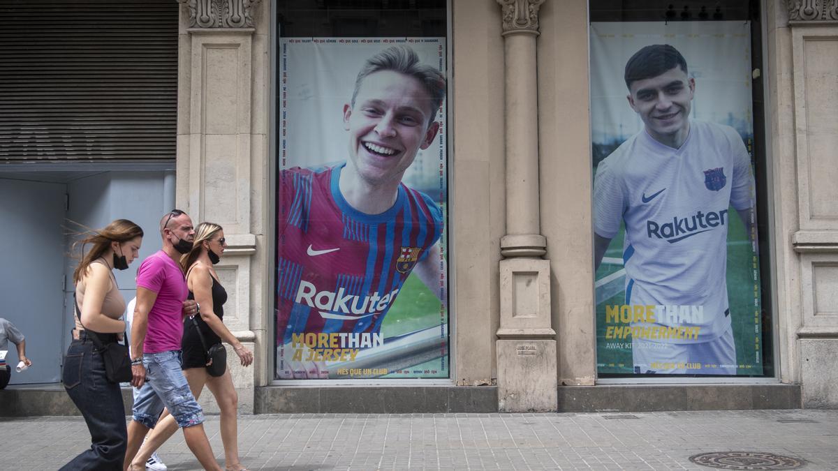 «Vaig anar al Barça Store de Canaletes i vaig veure el president del club demanant a la porta»