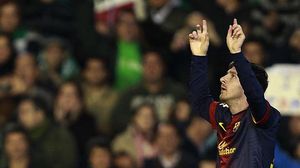 El davanter argentí analitza la victòria davant el Betis i celebra la caiguda del rècord de Müller.