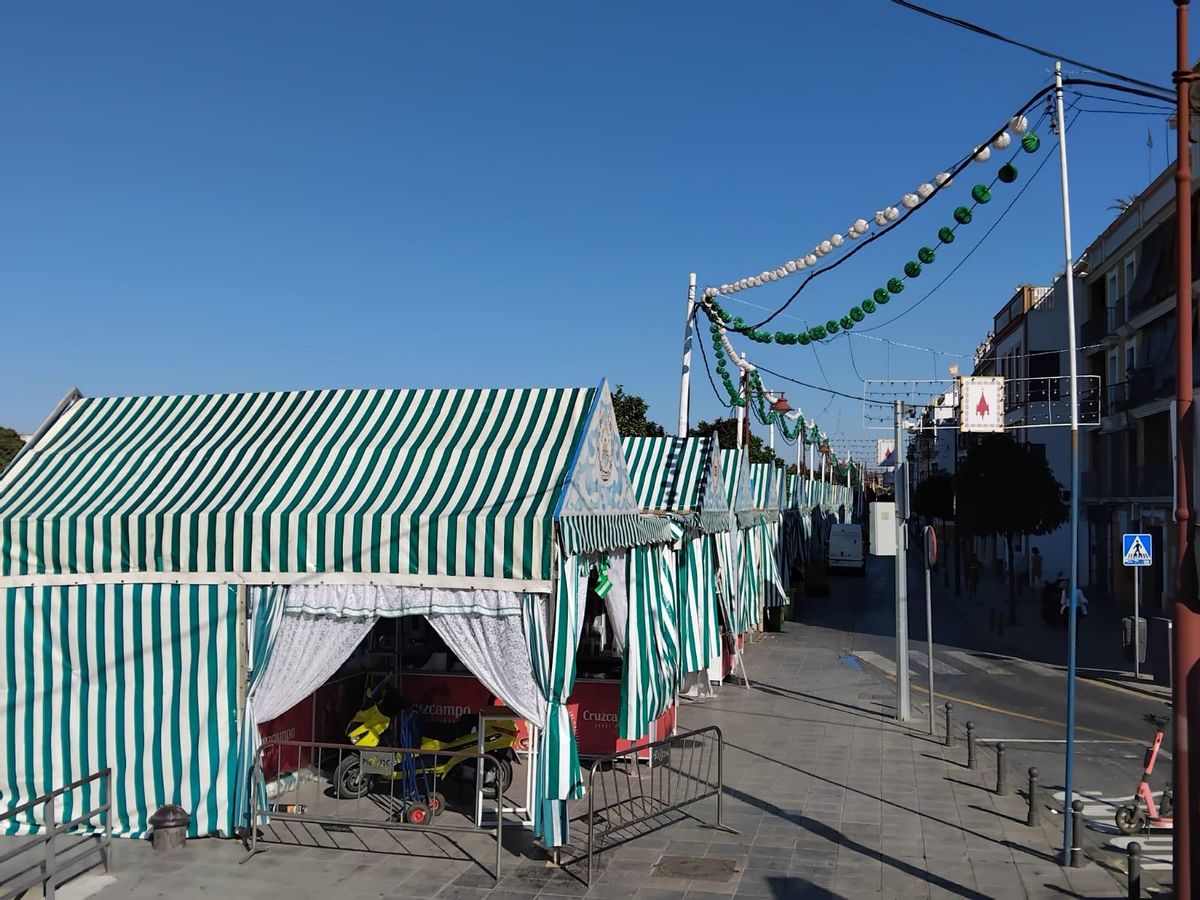 Casetas en la calle Betis