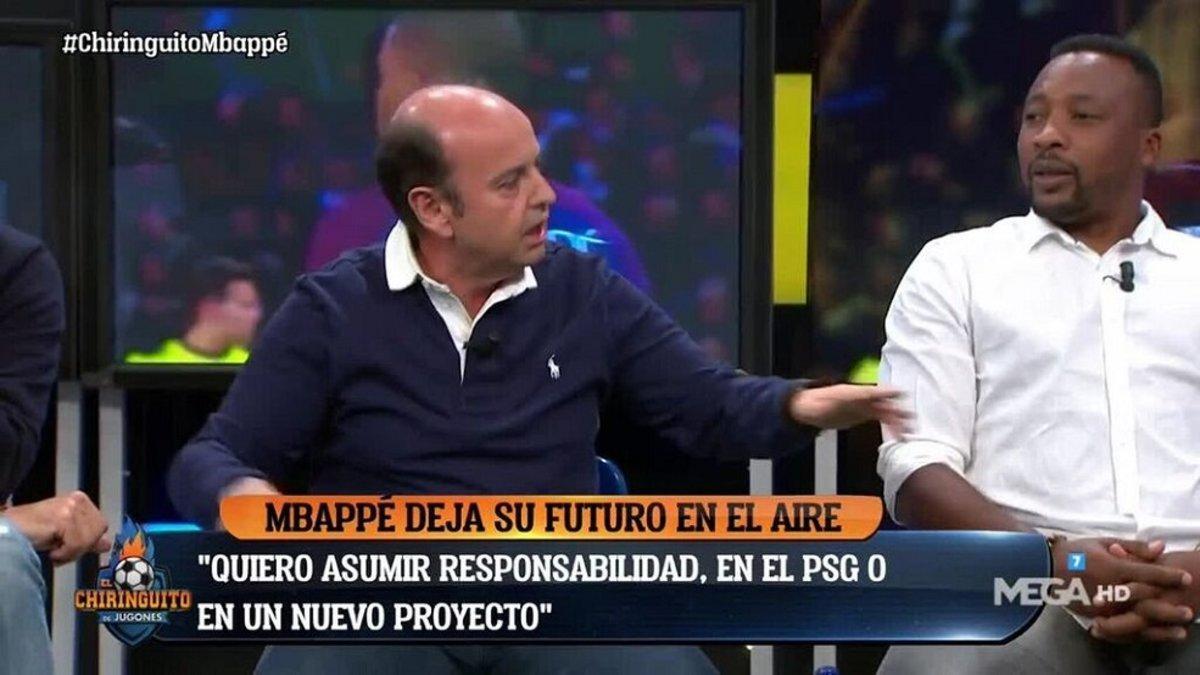 Tomás Roncero escenifica el posible fichaje entre el Florentino y Mbappé | El Español