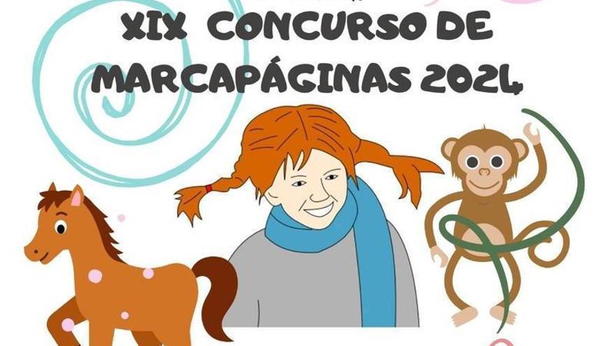 La biblioteca de Candás dedica su concurso de marcapáginas a Pippi Calzaslargas