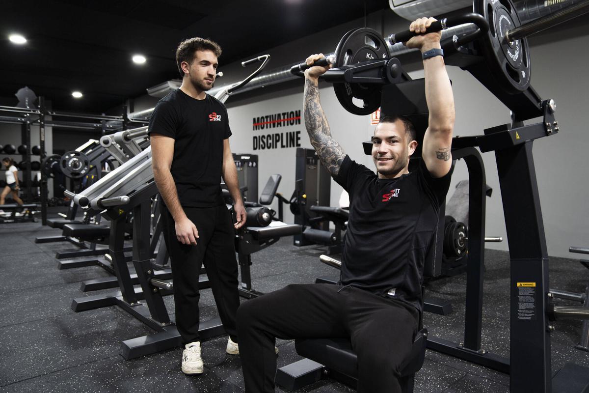 Joel Solà i Pau Simon, fundadors del gimnàs 24 hores S3 Fit Zone, a Santpedor