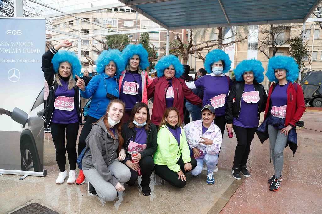 Carrera de la Mujer Murcia 2022: las participantes posan en el photocall