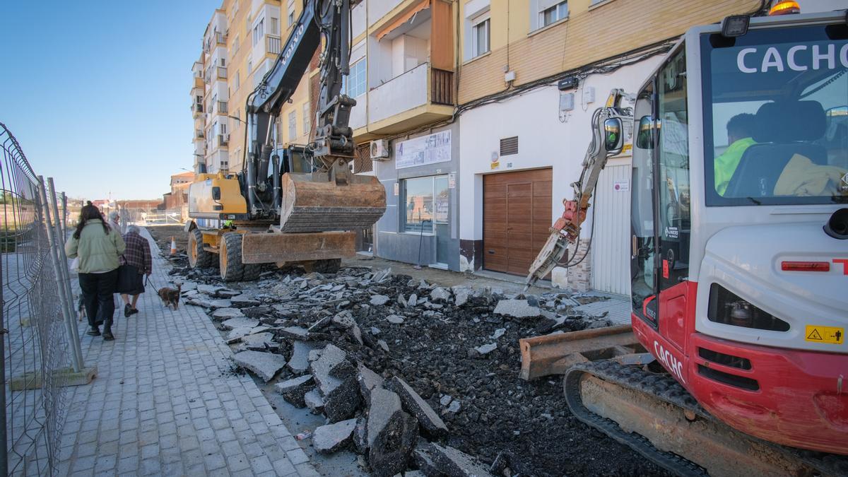 VÍDEO | La obra del corredor verde en Badajoz se retrasa hasta mayo