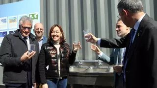 Govern i Diputació engeguen una prova pilot a Roses per aprofitar l'aigua que sobra de les depuradores per a ús de boca