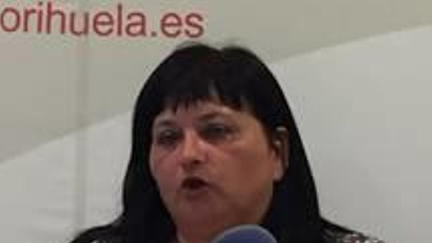 La edil Carmen Gutiérrez.