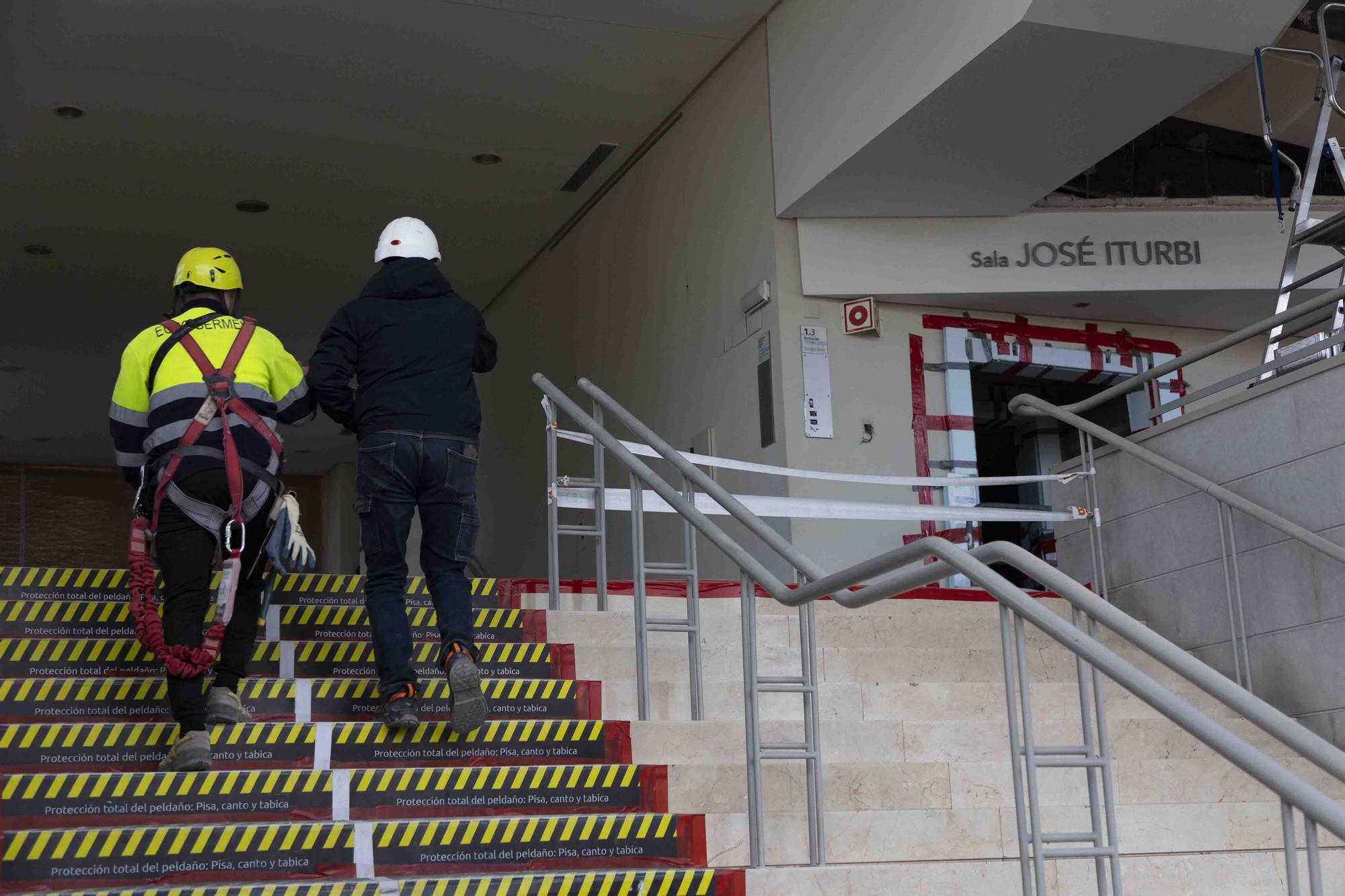 Obras de rehabilitación del Palau de la Música