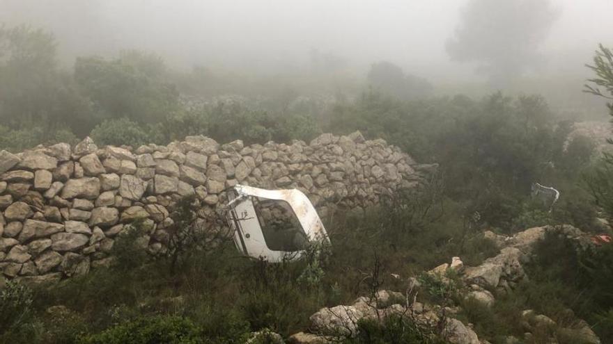 Dos fallecidos al estrellarse una avioneta en Pedreguer