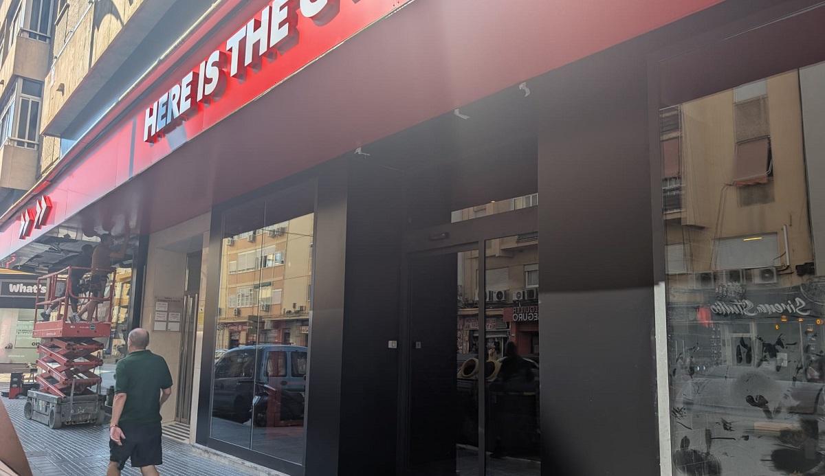 El local del gimnasio On Air en Armengual de la Mota, en Málaga.