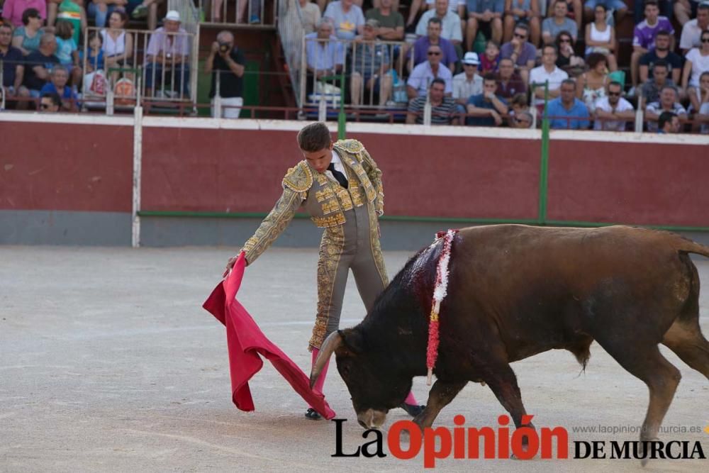 Primera novillada en Blanca