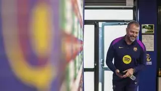 Flick hace terapia de grupo:  "En Brujas no vi la lucha que quiero, pero he hablado mucho con los jugadores"