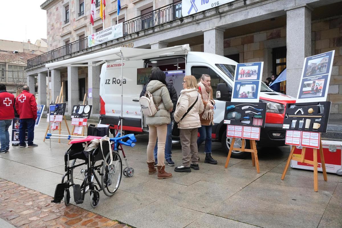 Circuito de movilidad en la plaza de la Constitución.