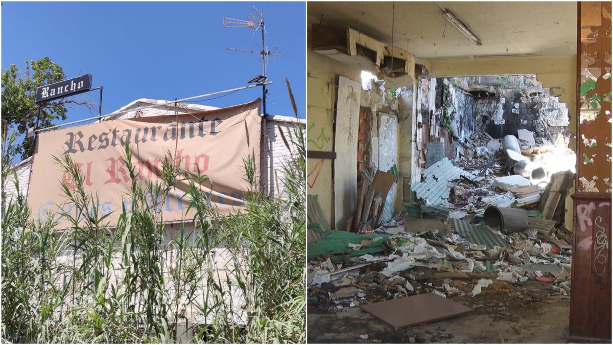 El Rancho de Mislata, un restaurante de éxito ahora en ruinas