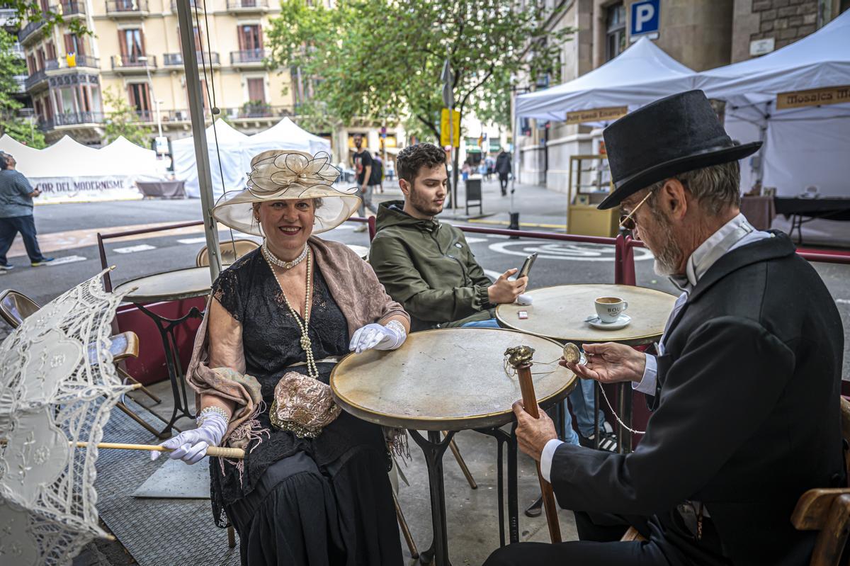 Fira Modernista de la calle Bruc