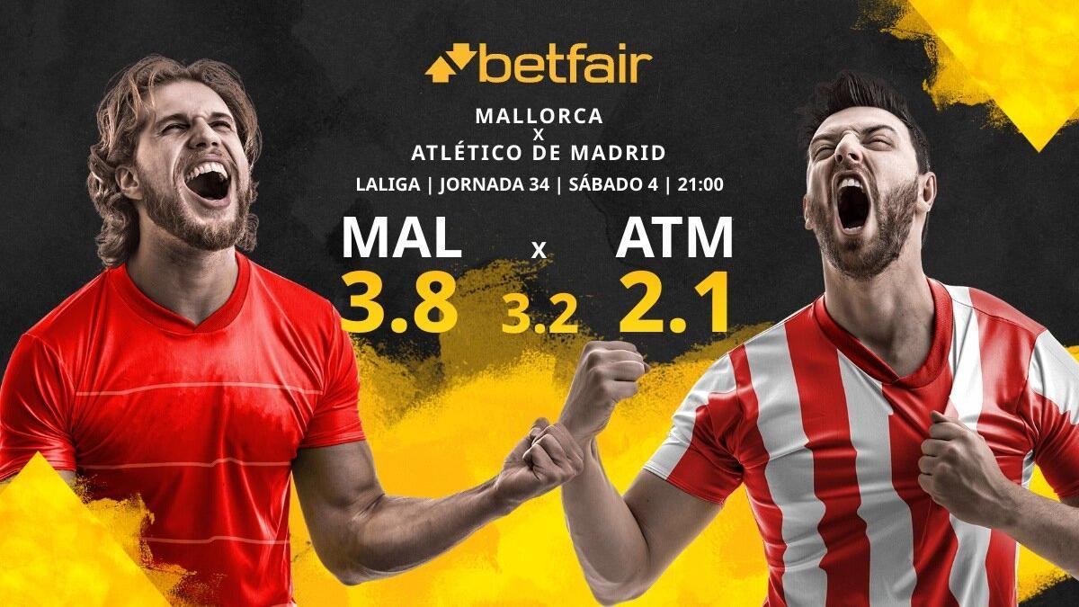 RCD Mallorca vs. Atlético de Madrid: horario, TV, estadísticas, clasificación y pronósticos
